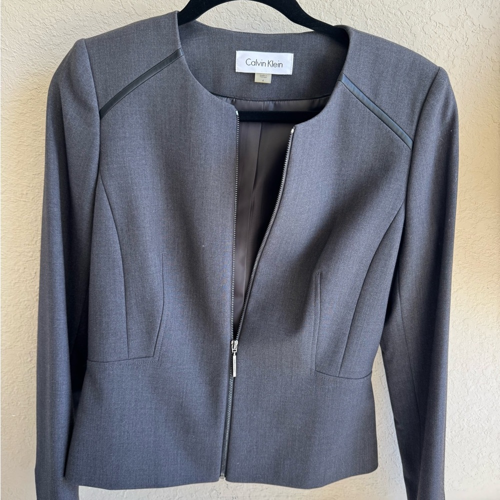 Calvin Klein Women's Gray Jacket